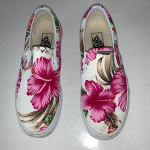 Vans Hawaiian size 9 women’s slip-ons